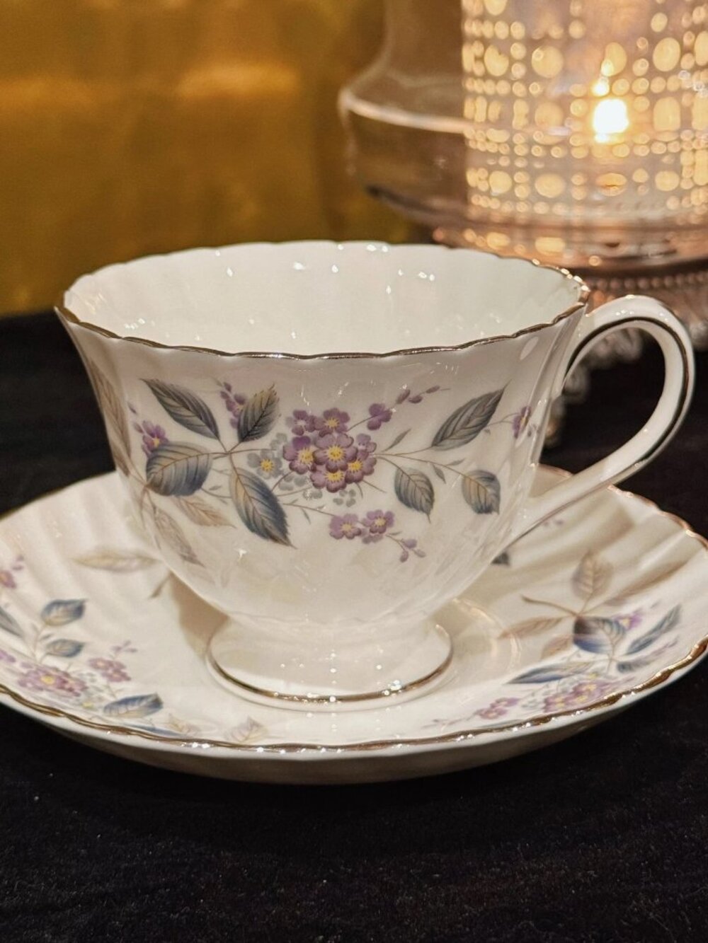 Vintage Royal Adderley Breath of Spring Floral Teacup Saucer